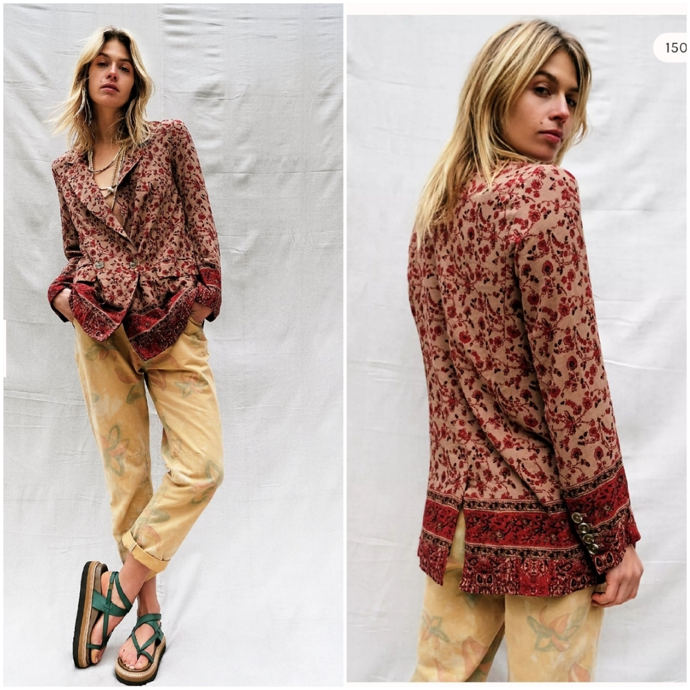 Free People Bellflower Blazer